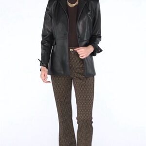 EUC M CAbi James Leather Jacket
